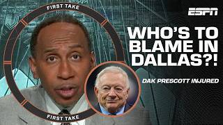 Stephen A NAMES JERRY JONES as the reason for the Cowboys’ problems 🤠  First Take [upl. by Aitas]