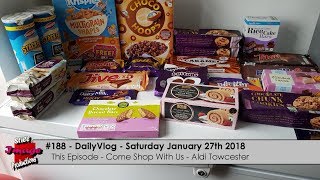 188  DailyVlog  27012018  Come Shop With Us  Aldi Towcester [upl. by Ailime410]