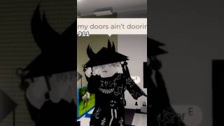 911 Doors ain’t dooring 💀  roblox doors [upl. by Hoon]