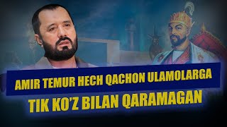 Amir Temur jang qiladigan joyida musulmon ulamolarga shahardan chiqib turishlikni iltimos qilgan [upl. by Tarryn357]