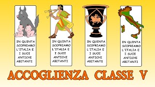 📖🔖 ACCOGLIENZA CLASSE QUINTA PRIMARIA  Segnalibri delle Antiche Civiltà 🐺🏺⚔ [upl. by Sherrer475]