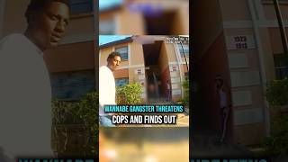 Wannabe Gangster THREATENS Cops And FINDS OUT😳 [upl. by Essilrahc]