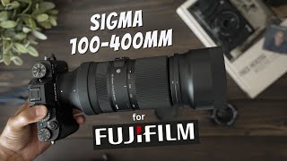 The Sigma 100400mm for Fujifilm [upl. by Ainalem]