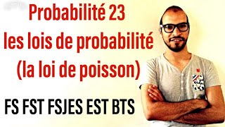 Probabilité 23  les lois de probabilité la loi de poisson adnantaalim [upl. by Chernow]