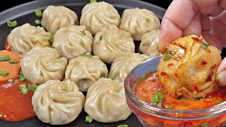 मोमोज बनानेका सबसे बेस्ट और आसान तरीका सारे पुराने तरीके भूल जाओगे  Veg Momos with Momos Chutney [upl. by Roseann]