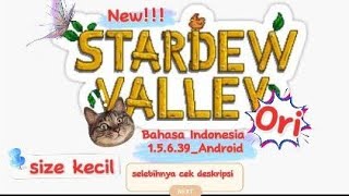 ❗New❗ApkStardew Valleyori15639Bahasa IndonesiaDan apk Smapi31833❗stardewvalley viral [upl. by Hewitt]