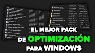 ¡EL MEJOR PACK de OPTIMIZACIÓN para WINDOWS 1011  EXPLICADO A DETALLE  FUNCIONANDO 2024 📈🔥 [upl. by Graaf]