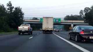 BaltimoreWashington Expressway Interstate 95 Exits 33 to 27 southbound [upl. by Nnasor]