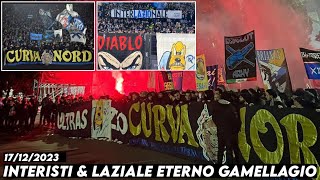 INTERISTI amp LAZIALE ETERNO GAMELLAGIO  Lazio vs Internazionale Milan 17122023 [upl. by Monika972]