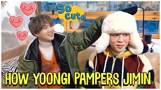 How Yoongi Pampers Jimin BTS [upl. by Yerffej]