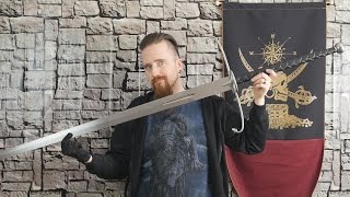 Review Hanwei quotLowlanderquot Scottish twohanded greatsword [upl. by Grieve]