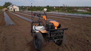 Înfoliere și erbicidat cu motocultorul O mac 12 000 și O mac PV 10 000❌️Agricultura la un alt nivel🚜 [upl. by Anirtruc844]