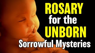 Rosary for the Unborn Child  Sorrowful Mysteries  Rosary for Life [upl. by Einafats398]