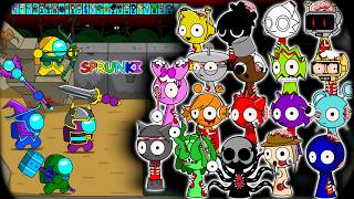 Among Us vs Sprunki Lore Zombie  Incredibox Sprunki Animation [upl. by Aitekram]