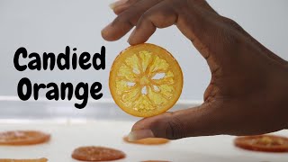 HOW TO MAKE CANDIED ORANGE  CANDIED CITRUS [upl. by Aizirtap985]