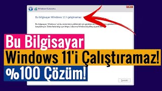 Windows 11 Sistem Gereksinimlerini Karşılamıyor ÇÖZÜMÜ  TPM 20 ve ÖNYÜKLEME 100 ÇÖZÜM [upl. by Mcnalley107]