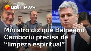 Milei em SC Ministro de Lula diz que Balneário Camboriú precisa de limpeza espiritual após CPAC [upl. by Etaner]