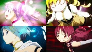 Madoka Magica The Battle Pentagram Gameplay [upl. by Gregorius]