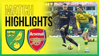 HIGHLIGHTS  Norwich City 22 Arsenal [upl. by Schindler449]