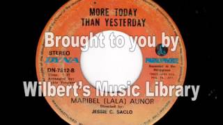 MORE TODAY THAN YESTERDAY  Maribel Aunor [upl. by Estes]