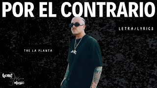 POR EL CONTRARIO  THE LA PLANTA LETRALYRICS [upl. by Ramas16]