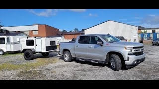 Road Trip to pick up our 2023 Runaway Venturist 6x8 Tiny Camper and Trailer Walkaround [upl. by Hgielra]