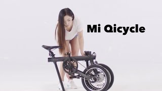 Mi Qicycle Folding Electric Bike  How to Fold and Unfold [upl. by Aday]