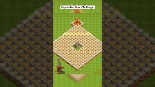 Impossible Base Challenge With Scattershot shorts coc clashofclans challenge [upl. by Teryl595]