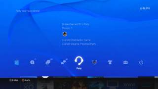 Playstation 4 Cross Game Party Chat [upl. by Rodablas]