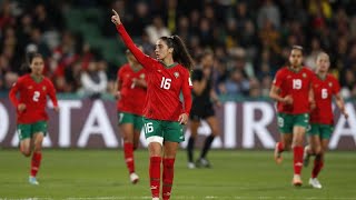 Mondial féminin  le Maroc bat la Colombie et passe en 8eme [upl. by Dlonyar]