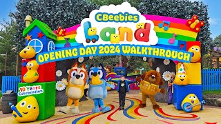 CBeebies Land 2024 Opening Day Virtual Tour at Alton Towers March 2024 4K [upl. by Eddana661]