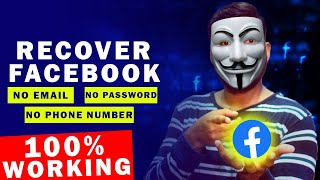 Recover Hacked Facebook Account Without EmailPassword And Phone  Facebook Kaise Recover Karen 2022 [upl. by Adlesirhc]