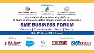 SME BUISINESS FORUM MEET  How to increase your sales with the help of CRM  20 March 2024 [upl. by Rogozen]