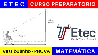 ETEC 🎯 Vestibulinho 202425 o que Estudar para a Prova da ETEC em MATEMÁTICA BoraETEC [upl. by Coppock369]