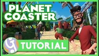 🎡 Ride amp Staff Management  Beginners Guide 2  Planet Coaster Tutorial [upl. by Nosloc]