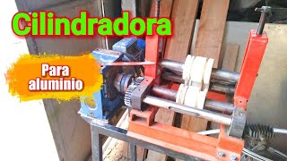 Reparación CILINDRADORA para perfiles de ALUMINIO [upl. by Tevlev18]