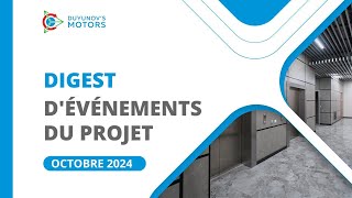 Événements clés du projet en octobre 2024 [upl. by Sievert877]