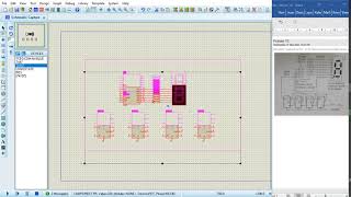 7 SEGMENT IC7447 amp IC74107 with CLEARRESET  PROTEUS [upl. by Zosima]