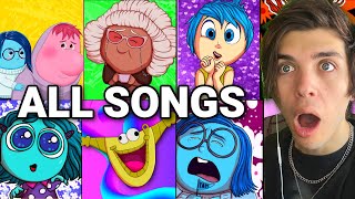 All Inside Out 2 Songs And Music Videos ALL CHARACTERS BENJIxScarlett Reacts [upl. by Tik924]