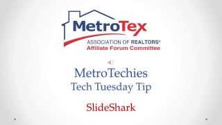 MetroTex Tech Tuesday Tip SlideShark [upl. by Edme]