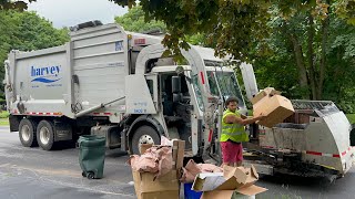 The Fastest Curotto Can Garbage Truck In Massachusetts [upl. by Adlitam]