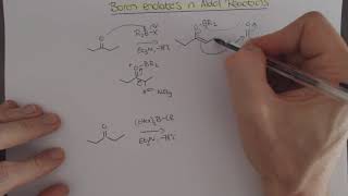 Chemistry 3  Boron enolates in Aldol reaction [upl. by Annaer708]