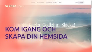 Kom igaÌŠng och skapa din hemsida med Visma WebsiteWebshop Webshop [upl. by Sergias]