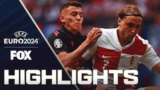 Croatia vs Albania Highlights  UEFA Euro 2024 [upl. by Romelda]