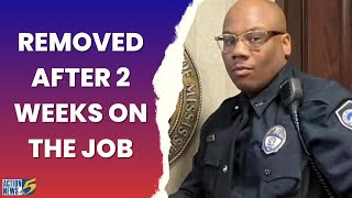 Police officer fired 2 weeks after being sworn in [upl. by Dickens]