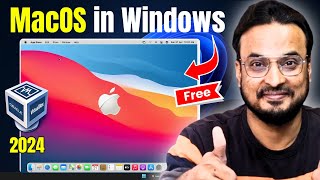 Install MacOS in Virtualbox on Windows PC FREE⚡️2024 Hindi [upl. by Adranoel]