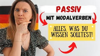 Passiv mit Modalverben  Deutsch lernen b2 c1 [upl. by Dranek]