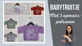 Dit Babytruitje Kan Niet Mislukken  Ook Voor Beginners [upl. by Thrasher]