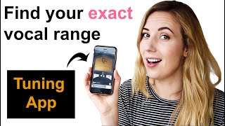 Using a Tuning App to Find Your Exact Vocal Range [upl. by Lumbye705]