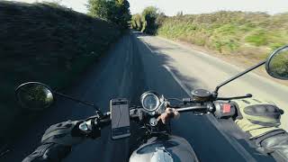 Autumn Ride back to London  Bullit Bluroc 125  Bluroc Legend  Motorcycle POV  RAW Sound [upl. by Llennhoj]